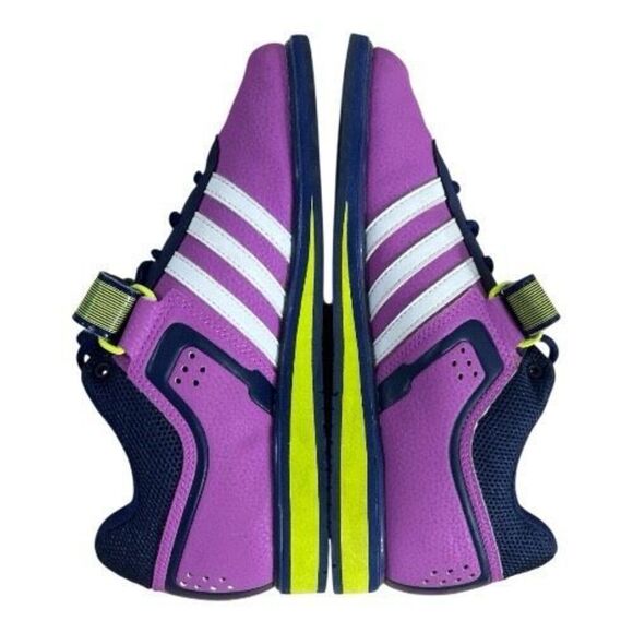 Adidas Powerlift 2.0 Women Shoes Trainers Size 7.5 Purple Pink B39860 Training - Picture 6 of 12